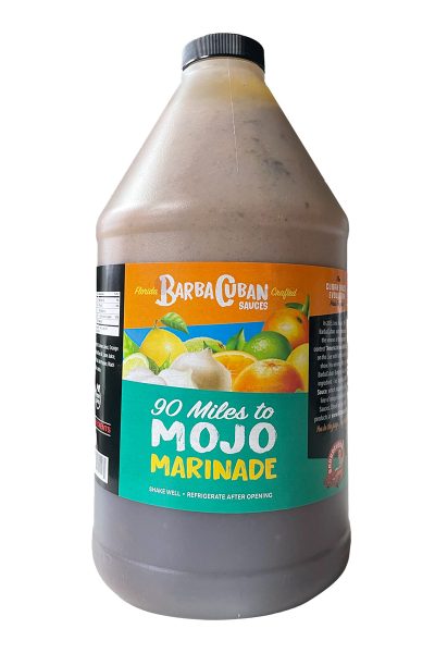 1/2 GALLON BARBACUBAN 90 MILES TO MOJO MARINADE